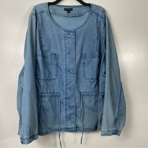 Lane Bryant Chambray jacket
